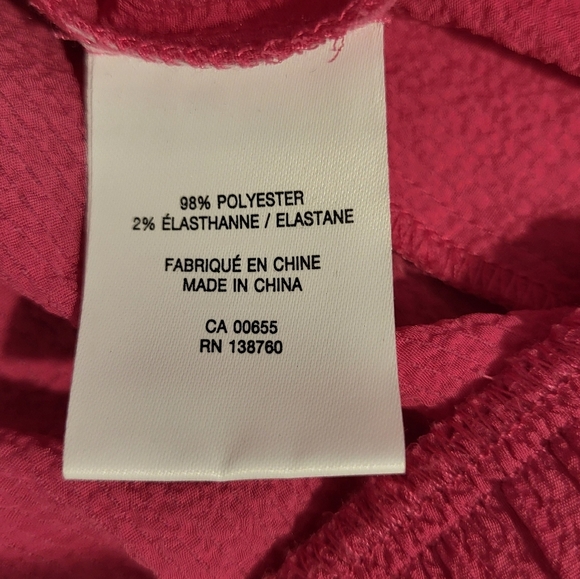 Reitmans Pink Boxy Blouse with Mandarin Collar, Size 2XL - Picture 4 of 4